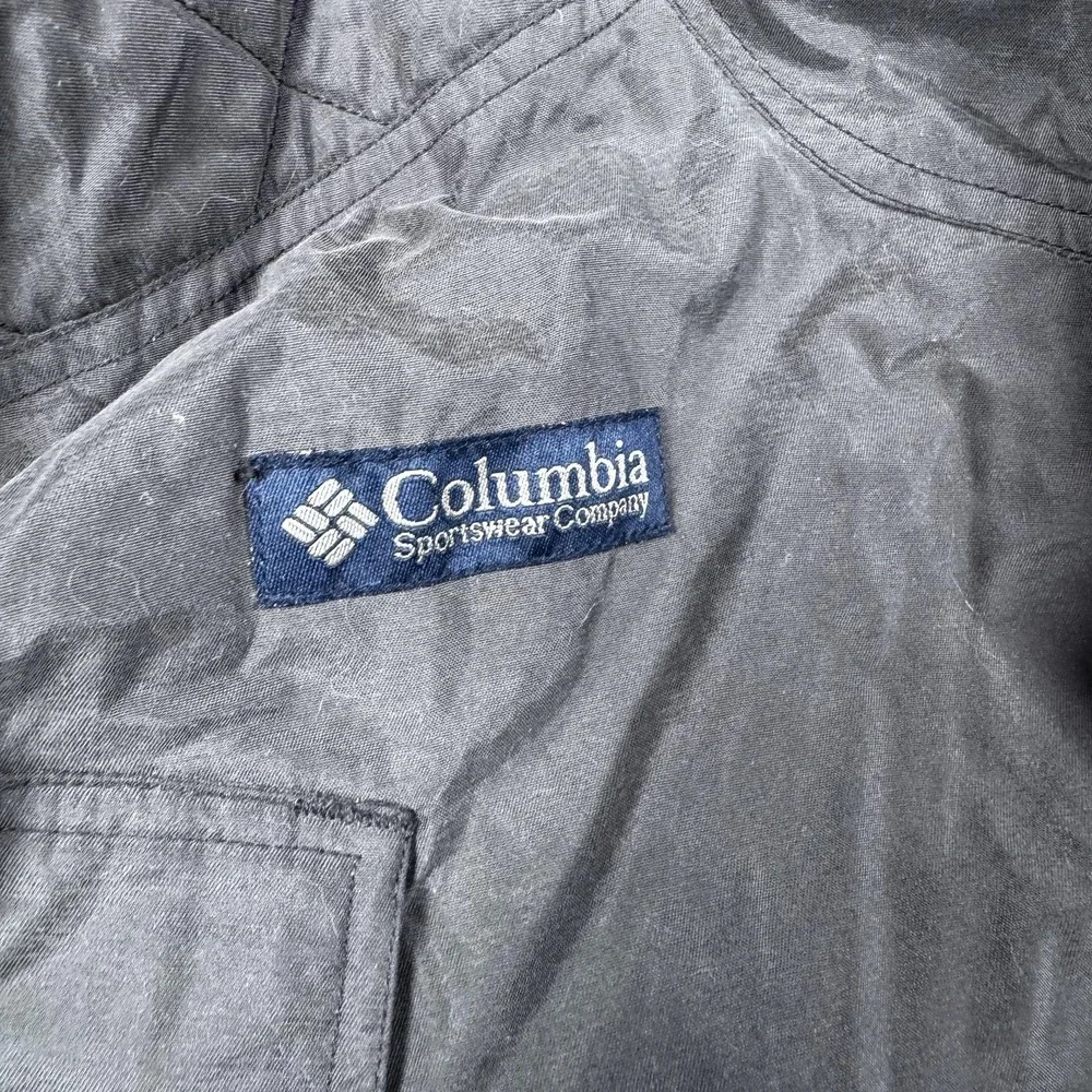 Vintage Columbia 90s Hooded Parka Jacket Mens Medium Fits XL Brown Coat